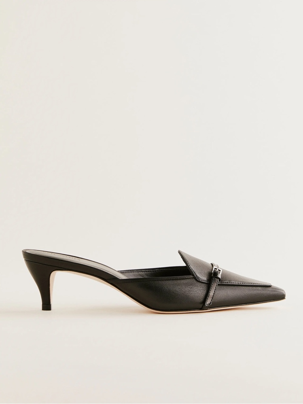 Black reformation kitten heel size 8 NWT